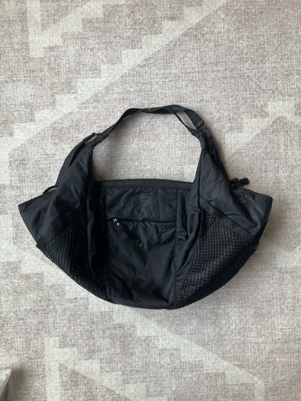 Nike Black Travel Shoulder Tote Bag